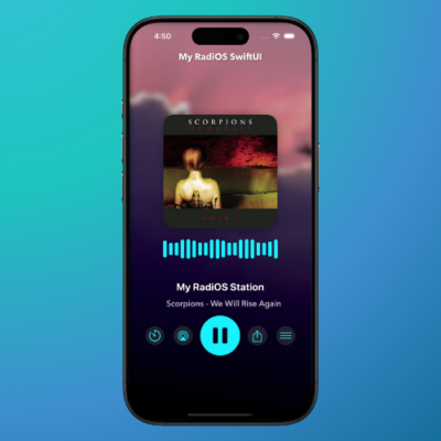 My RadiOS SwiftUI APP Radio iOS 18, Swift Radio (Single Station)