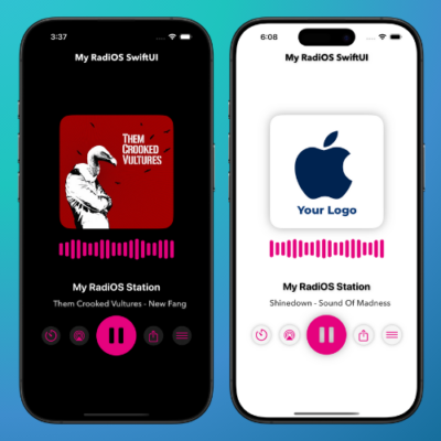 Alternative view of My RadiOS SwiftUI APP Radio iOS 18, Swift Radio (Single Station)