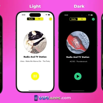Alternative view of My RadiOS And TV SwiftUI APP, Radio iOS & TV iOS, App Template